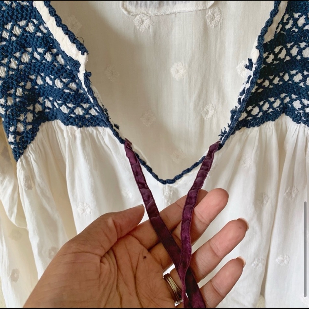 Odd Molly Peasant Style Blouse Size S (1) - Picture 9 of 14